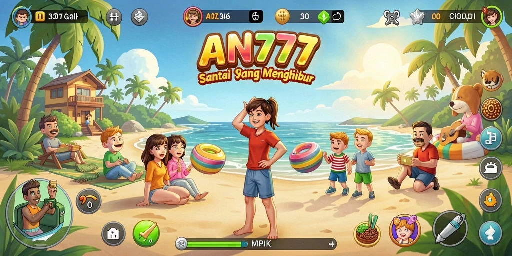 Screenshot AN777 menampilkan gameplay yang menyenangkan dan interaktif.
