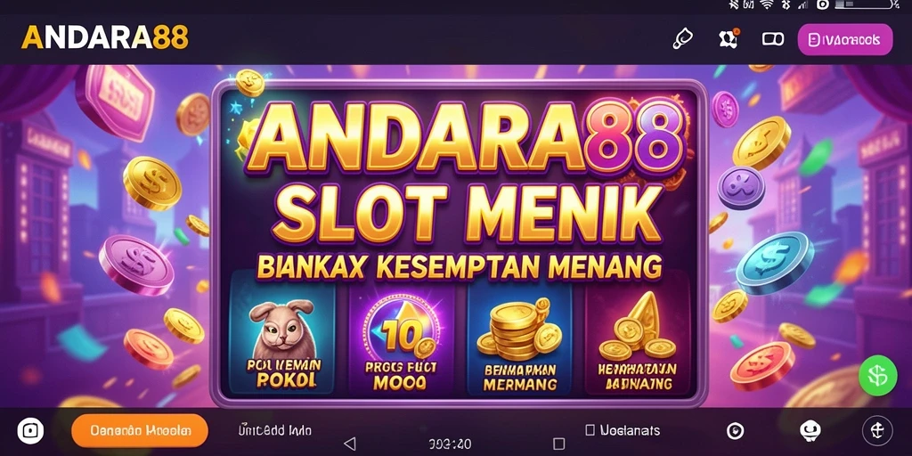 Gameplay slot yang seru dan mendebarkan di ANDARA88.