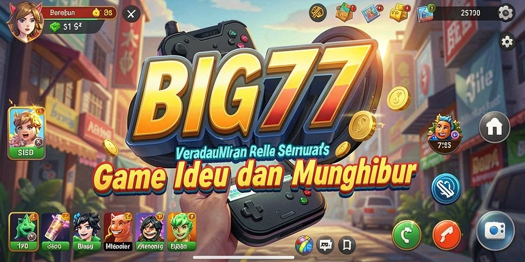 Tangkapan layar menunjukkan permainan strategis dalam BIG77.