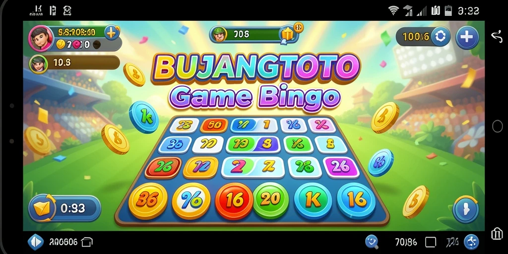 Tampilan menarik gameplay Bingo di BUJANGTOTO.
