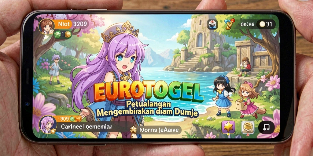 Tampilan gameplay <strong>EUROTOGEL</strong> dengan aksi seru dan karakter anime.