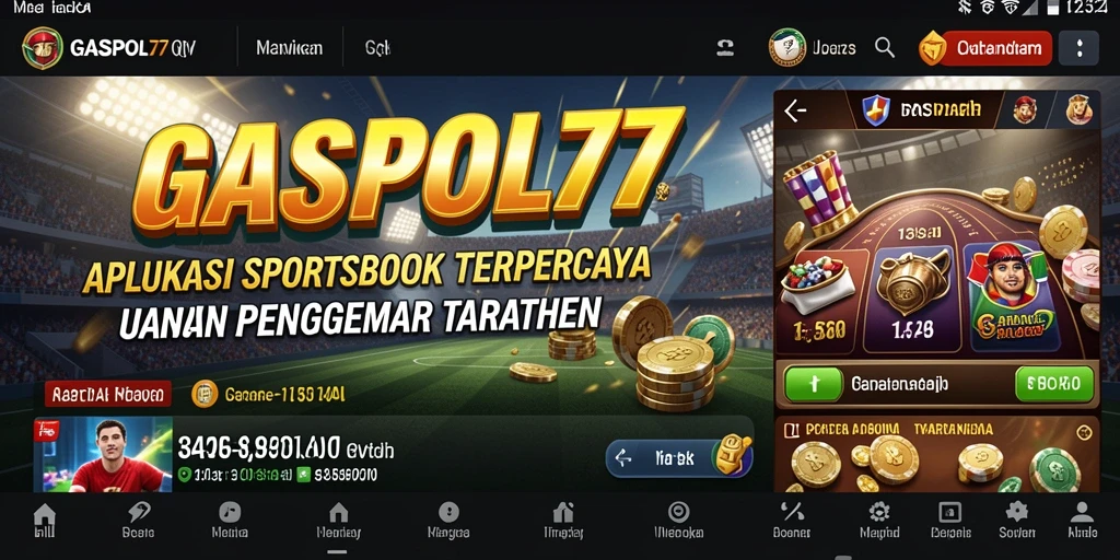 Tampilan menarik dari gameplay taruhan olahraga di GASPOL77.