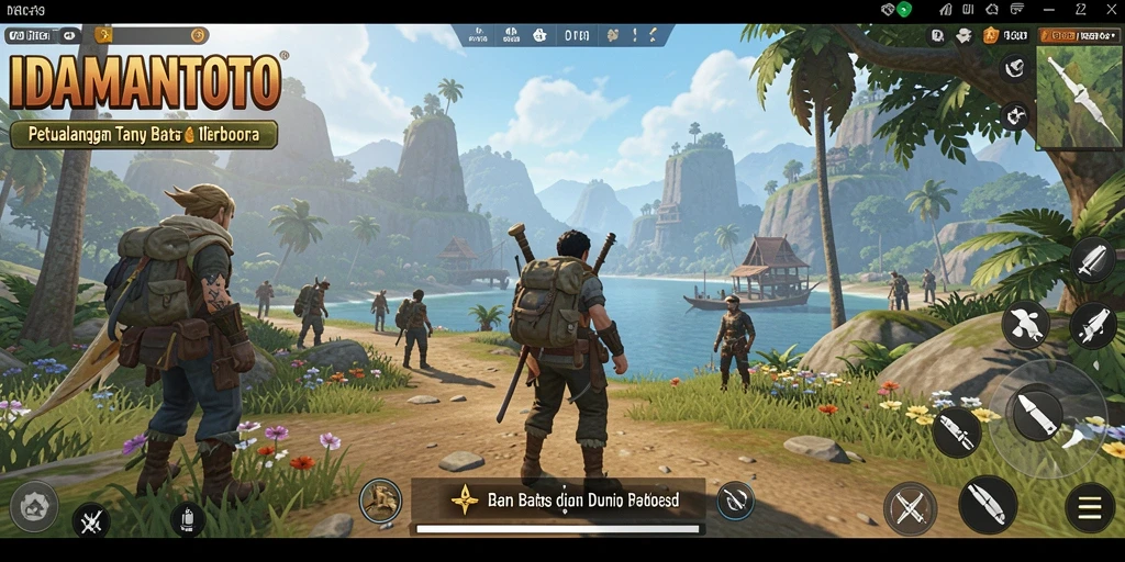 Screenshot gameplay yang menampilkan eksplorasi mendalam di dunia terbuka.
