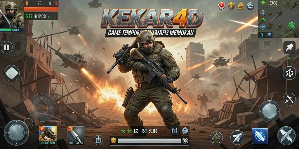 Tampilan aksi seru dalam gameplay KEKAR4D yang menarik.