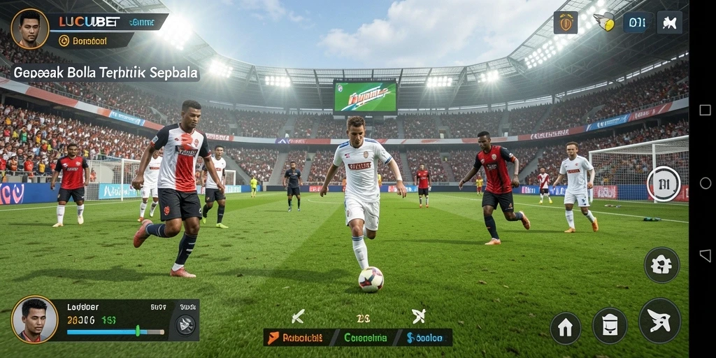 Tampilan gameplay LUCUBET yang intens dan mendebarkan.
