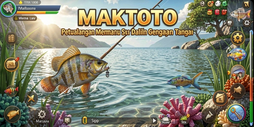 Tangkapan ikan yang mengesankan dalam gameplay MAKTOTO.