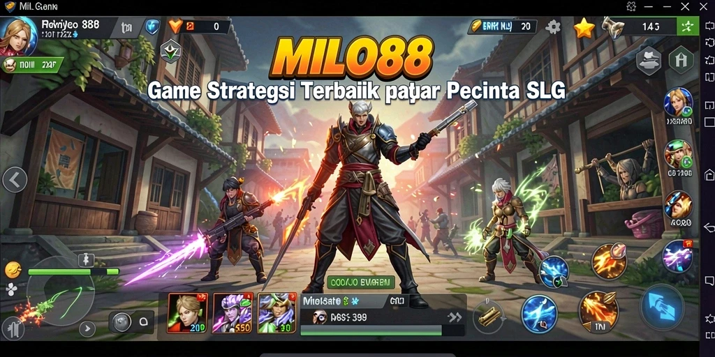 Menampilkan gameplay seru dan strategis di MILO88.