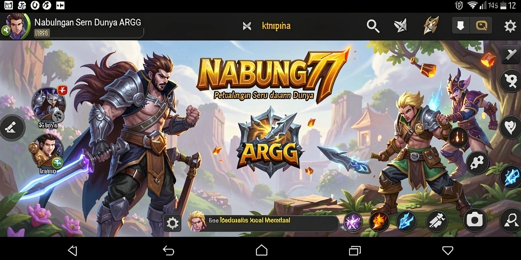 Tampilan gameplay seru dan menarik di NABUNG77.