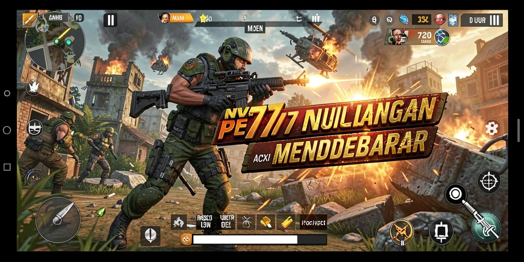 Gameplay NV77 yang seru dan mendebarkan dalam aksi.