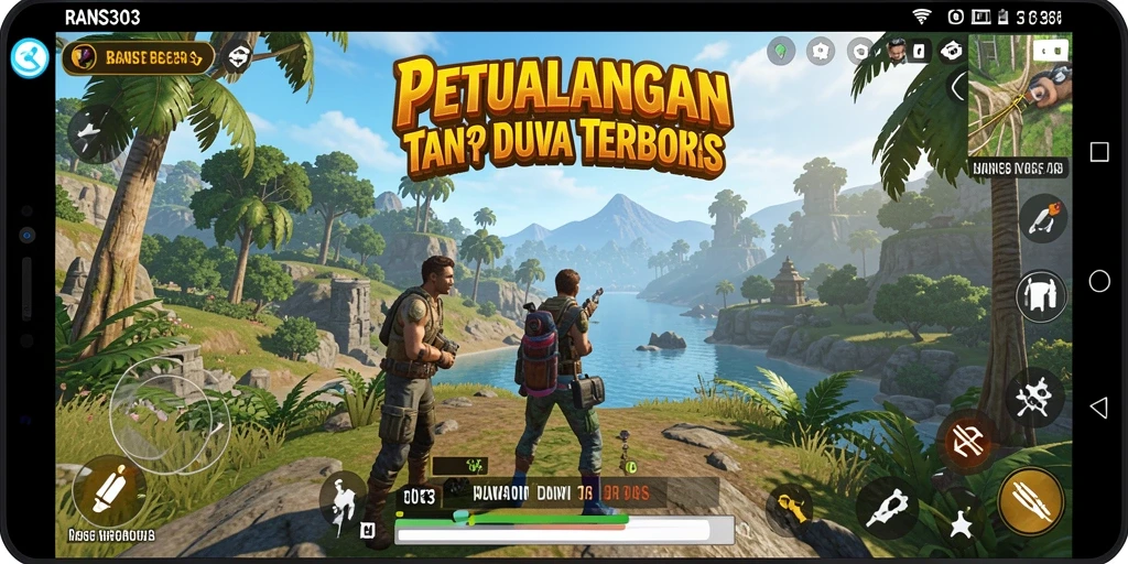 Tampilan gameplay yang menakjubkan di dunia terbuka RANS303.