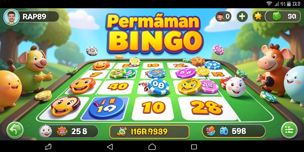 Tampilan gameplay seru dari permainan Bingo RAP89.