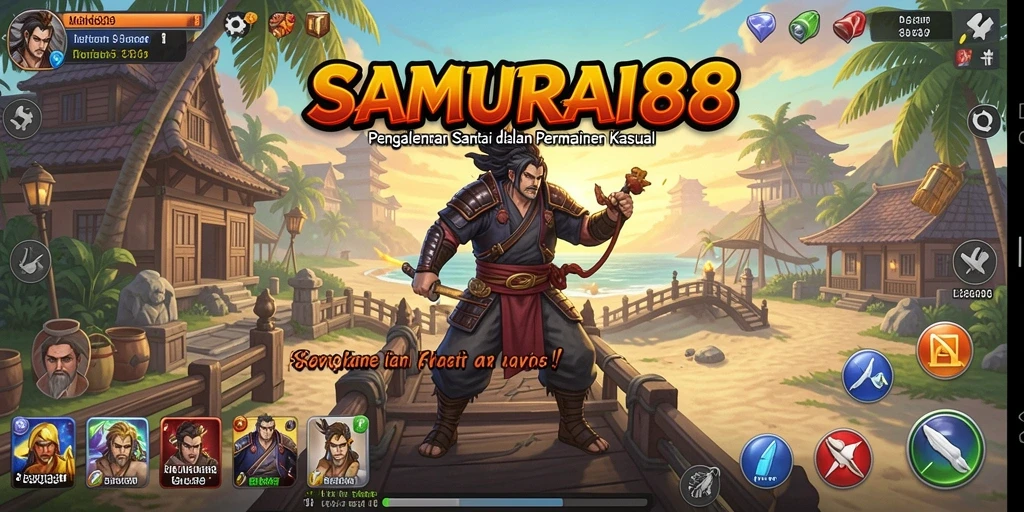 Tampilan gameplay <strong>SAMURAI88</strong> yang seru dan menantang.