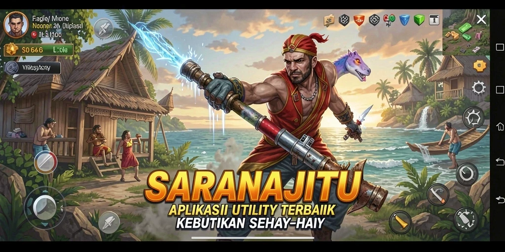 Tampilan utama SARANAJITU yang menarik dan informatif.