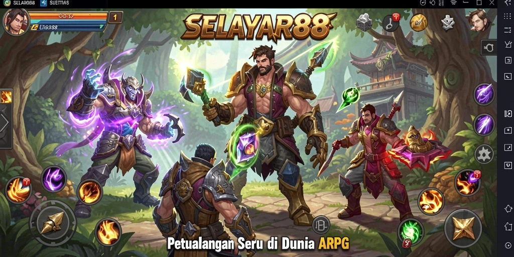 Tampilan gameplay seru dalam <strong>SELAYAR88</strong> saat menghadapi musuh menantang.