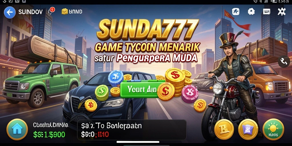 Tampilan screenshot SUNDA777 menampilkan gameplay Tycoon yang mengasyikkan.