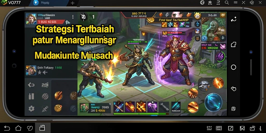 Gameplay intense dengan strategi taktis di VO777.