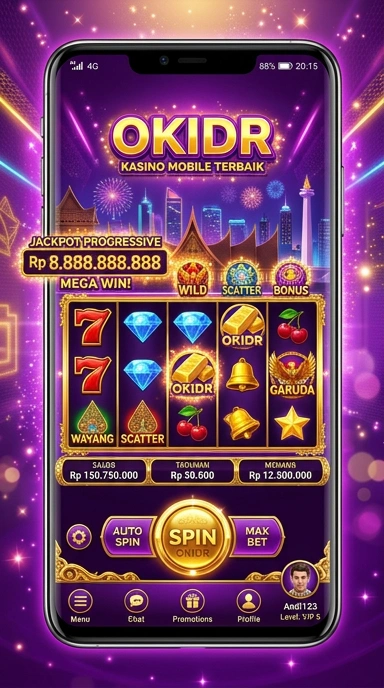 Tampilan halaman utama okidr yang menarik dan informatif.